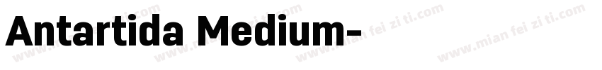Antartida Medium字体转换